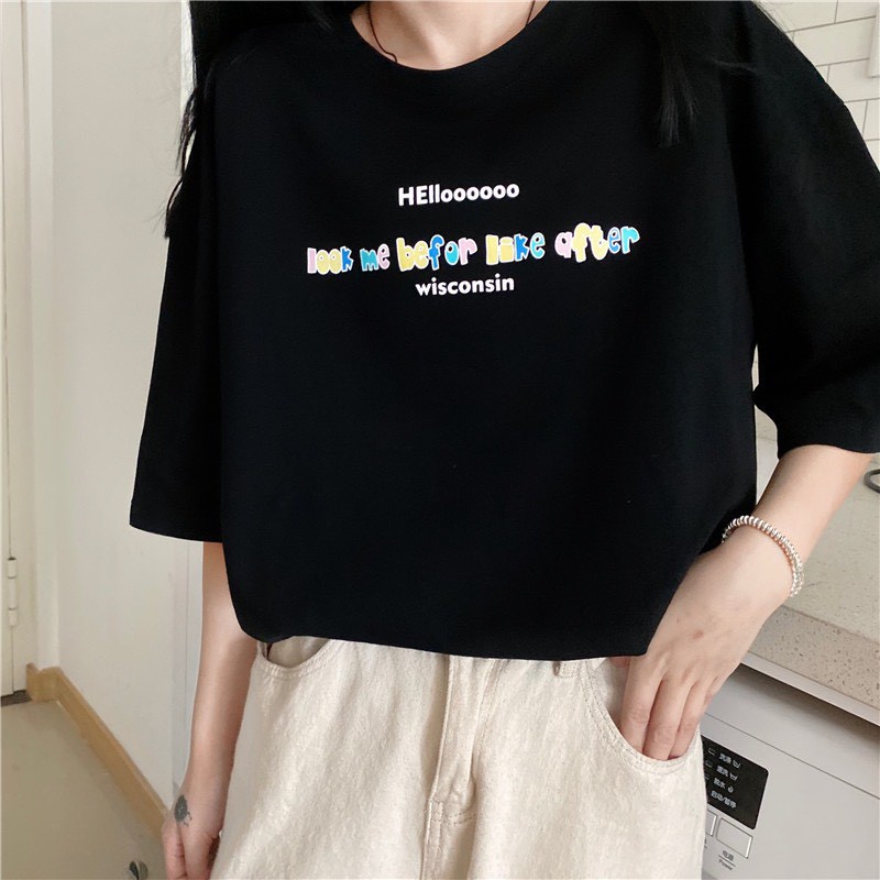 Áo thun tay lỡ Unisex NEKOSG, áo phông form rộng ATL32