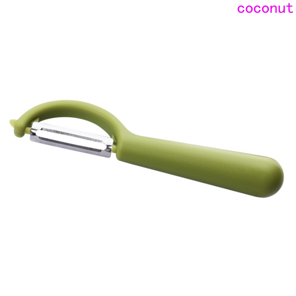Fruit Vegetable Stainless Steel Peeler Paring cutter Round Handle Tools Kitchen Processor Random Color