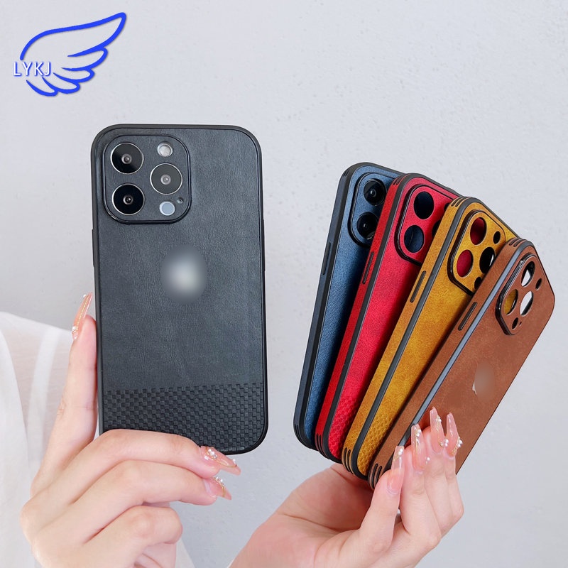 Ốp Điện Thoại Da Chống Sốc Chống Thấm Nước Cho iPhone 13 pro 11 pro max 12 xs max