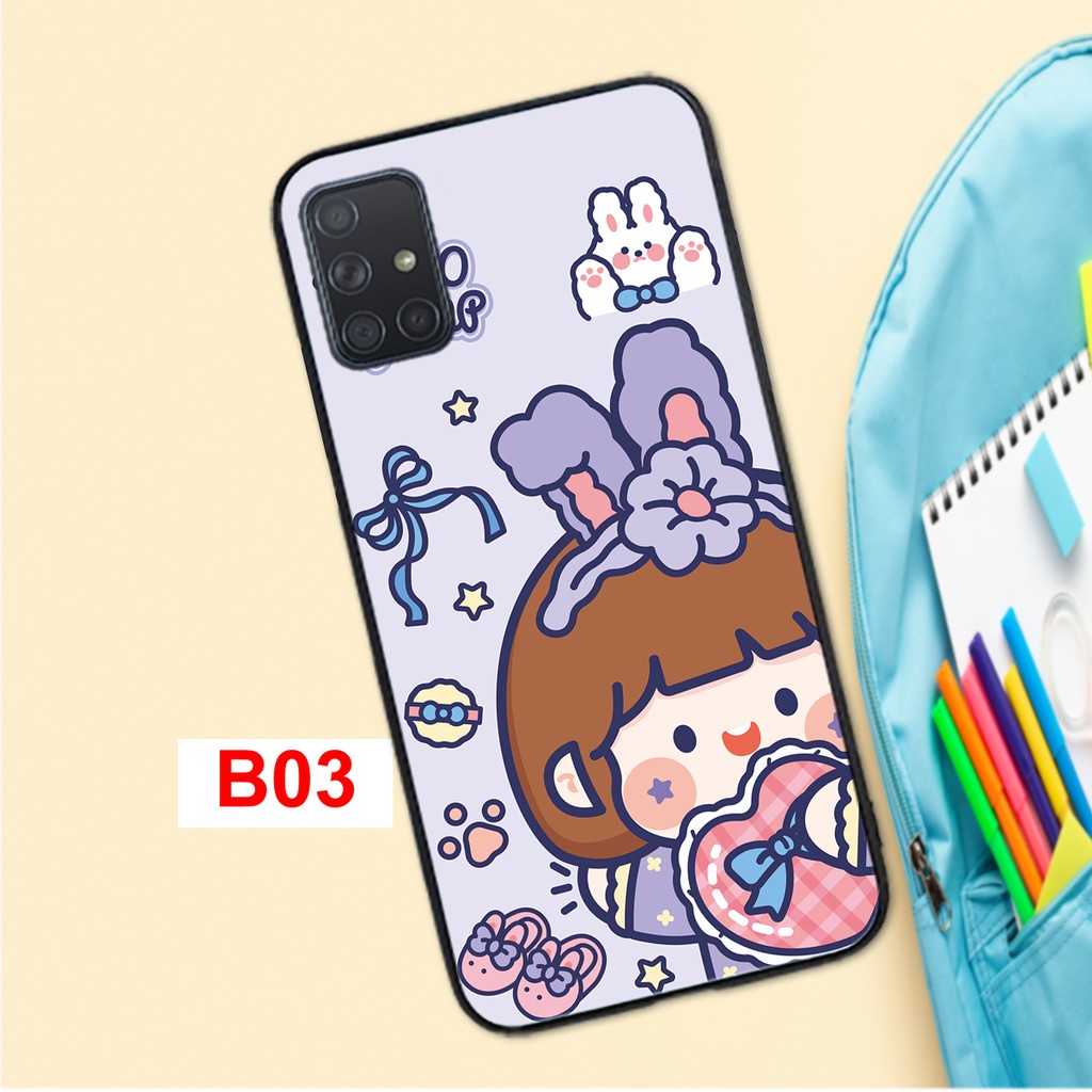 ỐP LƯNG SAMSUNG A51/A31/A71/M51 in hình cô bé so cute