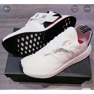 Giày sneaker nmd cổ chun full trắng