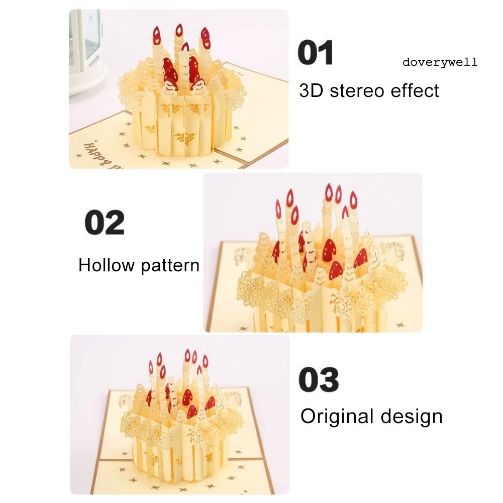 HANDMADE Thiệp Sinh Nhật 3d Chúc Mừng Sinh Nhật