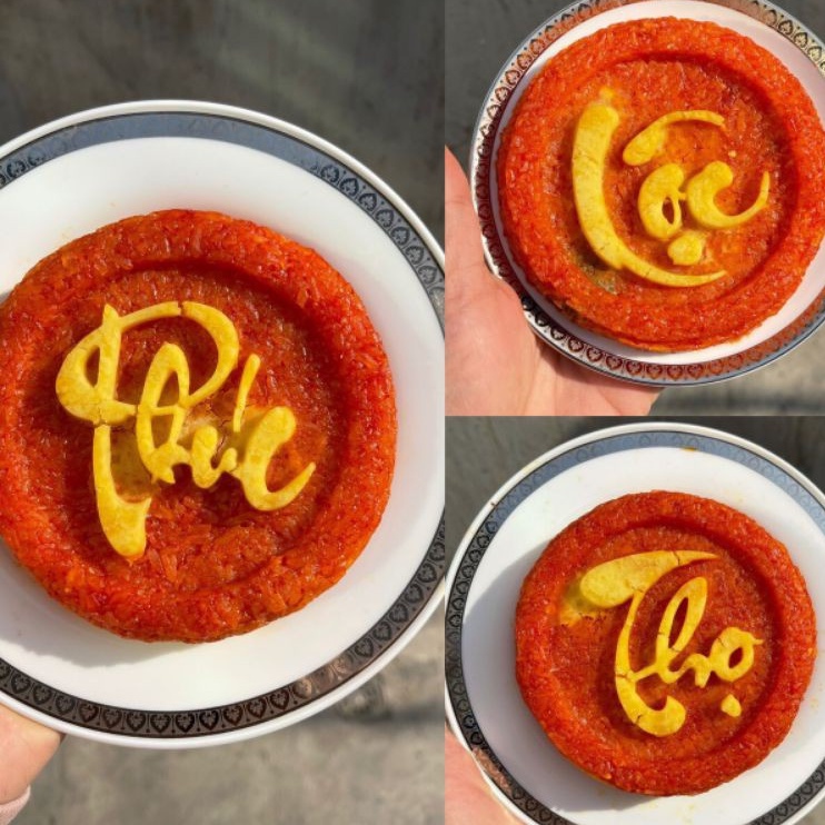 Bộ khuôn ép xôi Phúc Lộc Thọ 3 trong 1 - Khuôn xôi nhựa cao cấp dày dặn