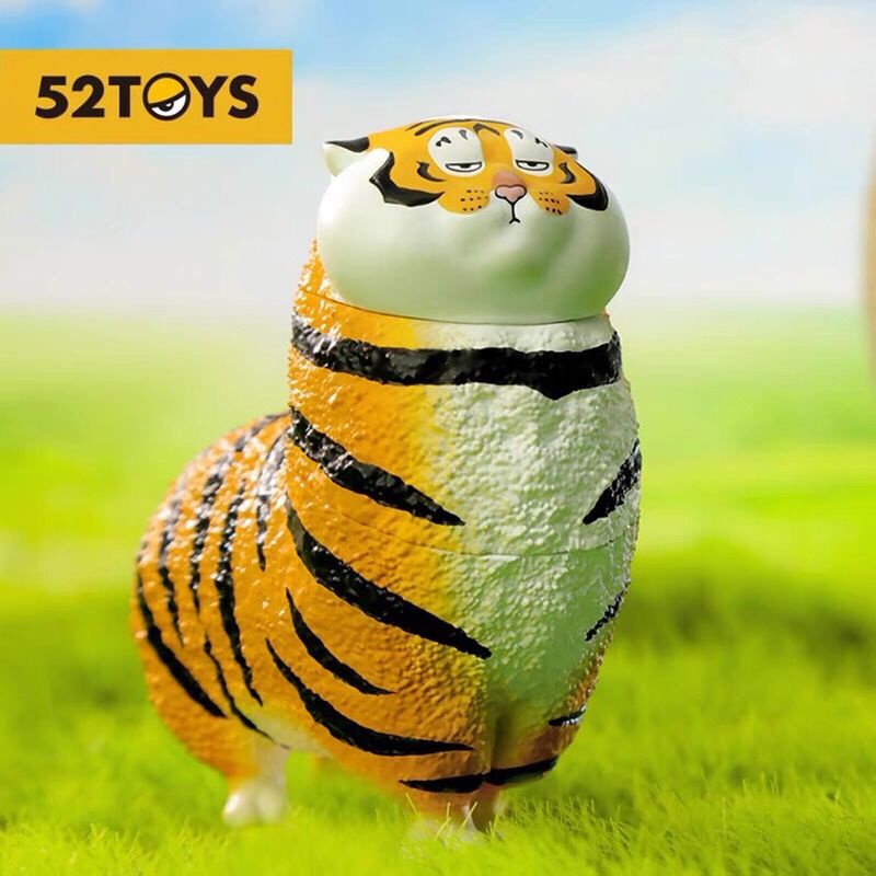 ❤sản phẩm chính thức❤52TOYS Hổ béo bị biến dạng Thế hệ đầu tiên Hộp mù Quà tặng Con búp bê Người mẫu Đồ chơi quà sinh nhật