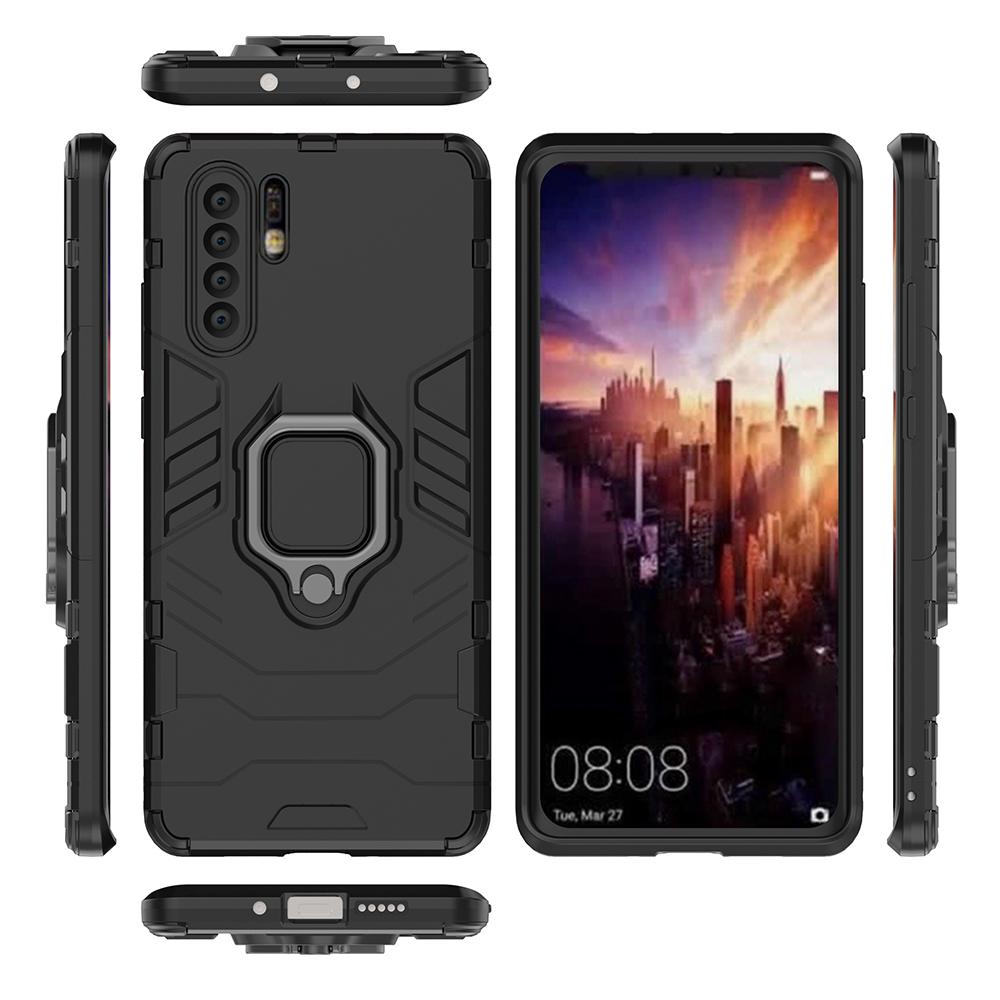Ốp lưng nhựa cứng viền TPU chống nước bảo vệ điện thoại Huawei P30PRO/P30