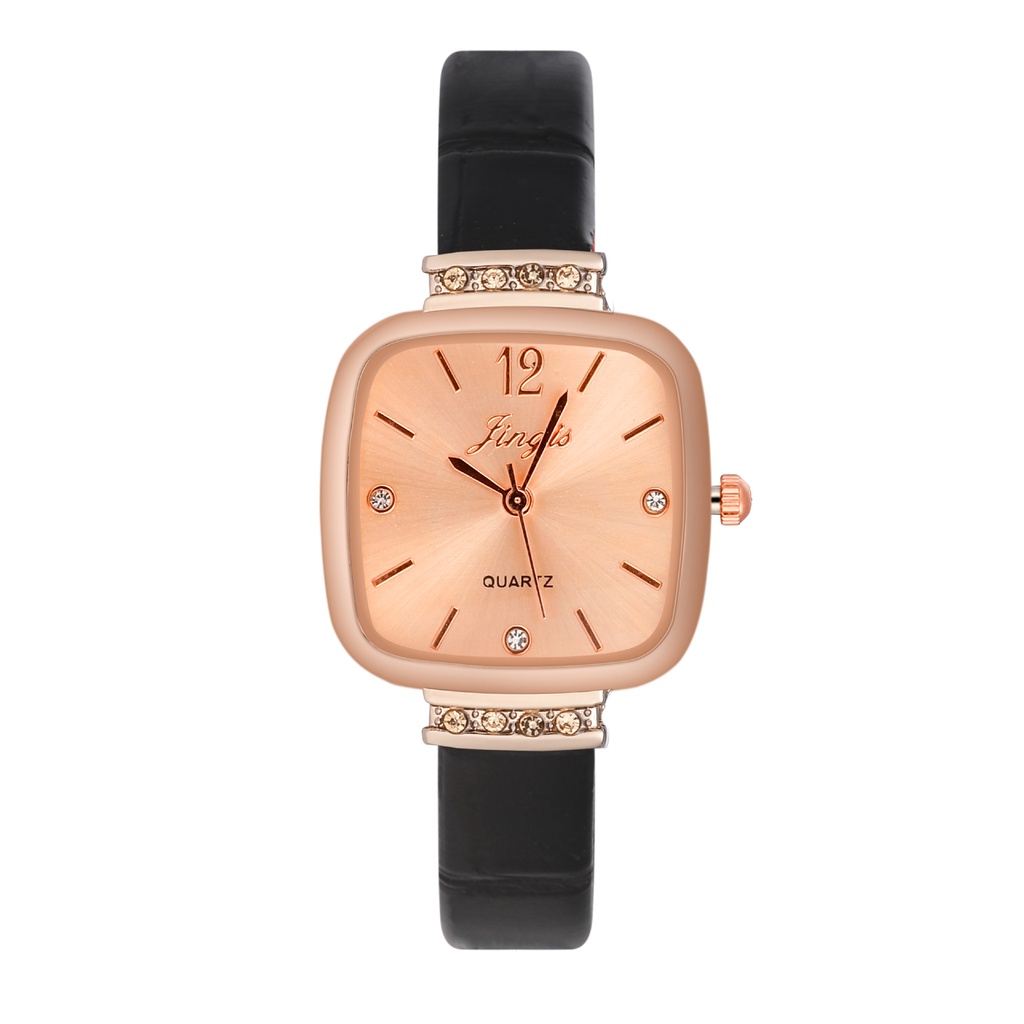 Đồng Hồ Đeo Tay Chống Nước Đính Đá Phong Cách Retro Dành Cho Nữ