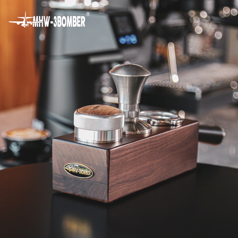 MHW-3BOMBER Đế Đặt Tamper Gỗ Óc Chó (Walnut) Cao Cấp
