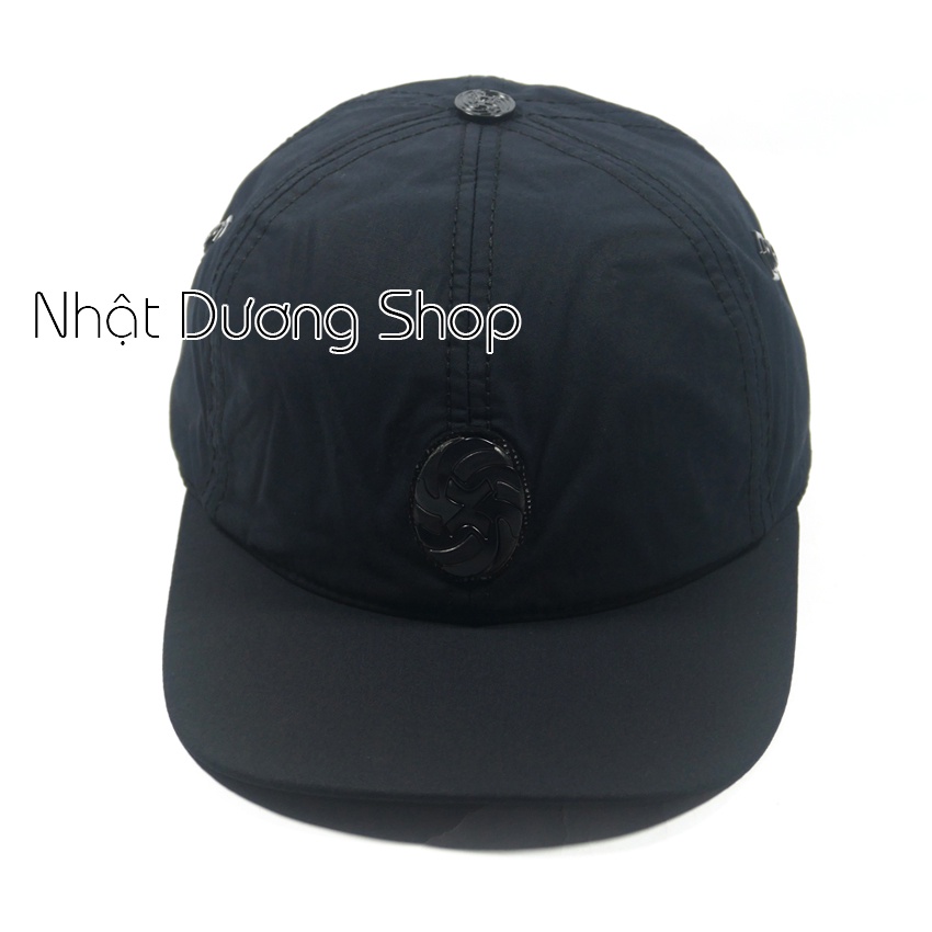 [ Hình thật ]Nón kết cao cấp  - Chất liệu vải kaki kết hợp với mặt da tròn họa tiết &amp; chữ Z cùng với sò kiểu nổi bật