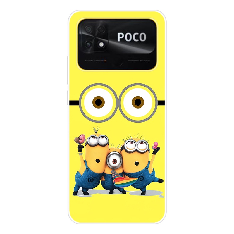 Ốp Điện Thoại TPU Dẻo Họa Tiết Hoạt Hình Dễ Thương Cho Xiaomi Poco C40 Xiaomi PocoC40 2022