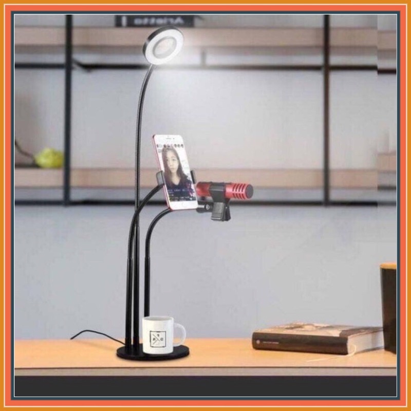 BỘ LIVETREAM ĐA NĂNG 3 trong 1 , KIÊM ĐÈN ĐỌC SÁCH 3 CHẾ ĐỘ