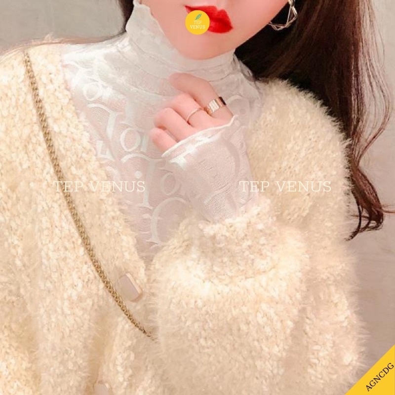 [CAO CẤP] Áo Nhũ Dài Tay, Áo Giữ Nhiệt Nữ Nhữ D.I.O.R Sang Chảnh Phong Cách Hàn Quốc Tep Venus
