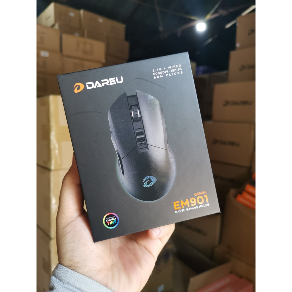 Chuột không dây Gaming DAREU EM901 RGB -
