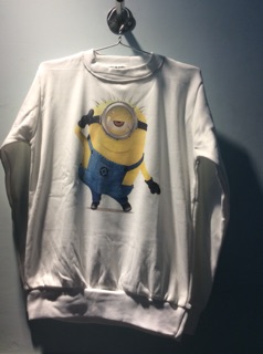 [Ảnh thật] Áo sweater unisex in nỉ bông (35-68kg). minions