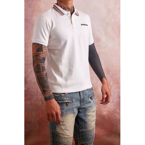 SHOPGAO - Áo thun có cổ / áo polo nam màu trắng vải siêu đẹp nhập khẩu cao cấp | BigBuy360 - bigbuy360.vn