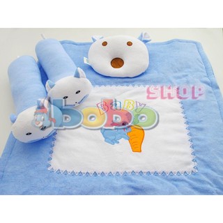 Bộ Gối Nệm Sâu Cho Bé Cho Sơ Sinh
