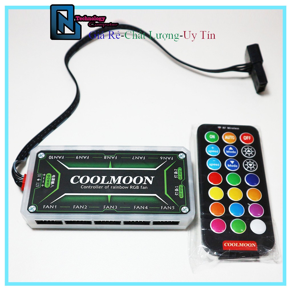 Giá Đỡ VGA Coolmoon Led RGB Dài 25cm Đồng Bộ Hub Coolmoon