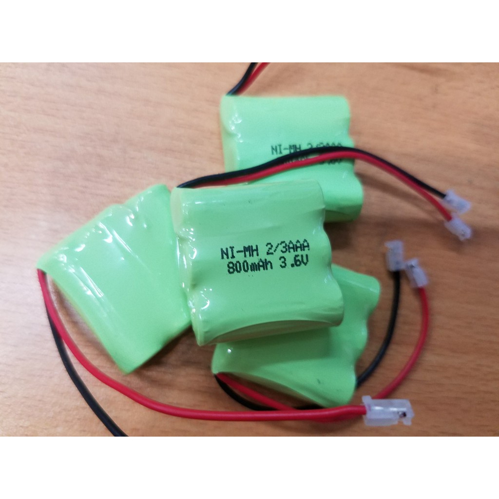 Xuongpin Pin 3.6V 800mah 2/3 AAA thích hợp các đồ chơi điều khiển thiết bị chuyên dụng,hàng mới 100%
