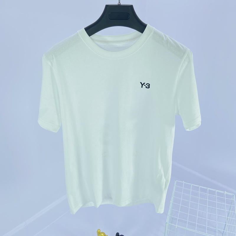 Áo Thun Nam Y3 Yohji Yamamoto Tay Ngắn Cổ Tròn Dáng Rộng Thời Trang