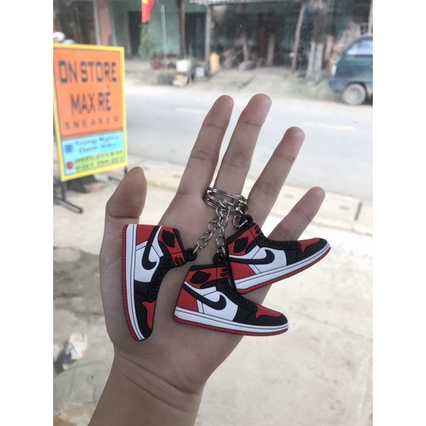 [Móc khóa hình đôi giày 2D] Móc khoá sneaker mini siêu cute