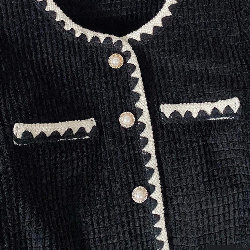 Áo khoác cardigan tay dài cổ chữ V cài nút phong cách Hàn Quốc thời trang thu đông cho bé gái