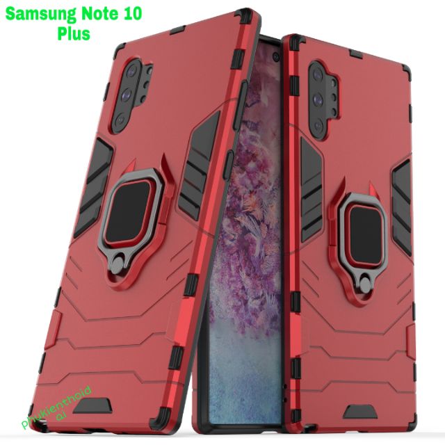 Ốp lưng Samsung Note 10 Plus / Note 20 Ultra / Note 9 / S22 Ultra chống sốc Iron Man Iring cao cấp giá đỡ xem phim