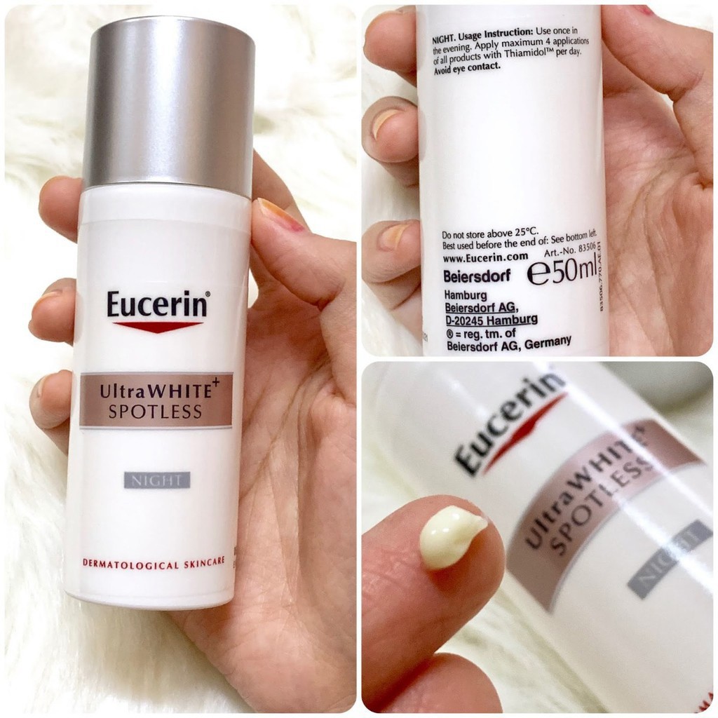 EUCERIN - Kem Dưỡng Sáng Da Ban Đêm Eucerin Whitening Ultrawhite+ Spotless Night 50ml