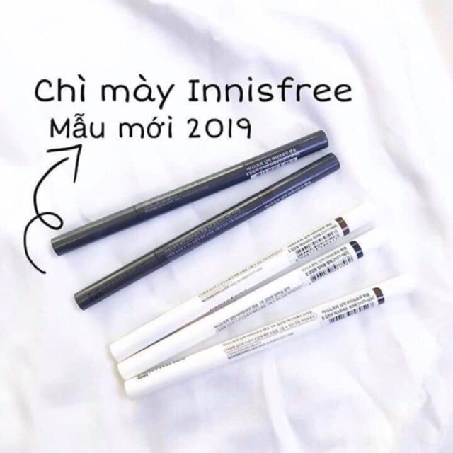 [ Mẫu mới 2019] CHÌ KẺ MÀY INNISFREE AUTO EYEBROW PENCIL