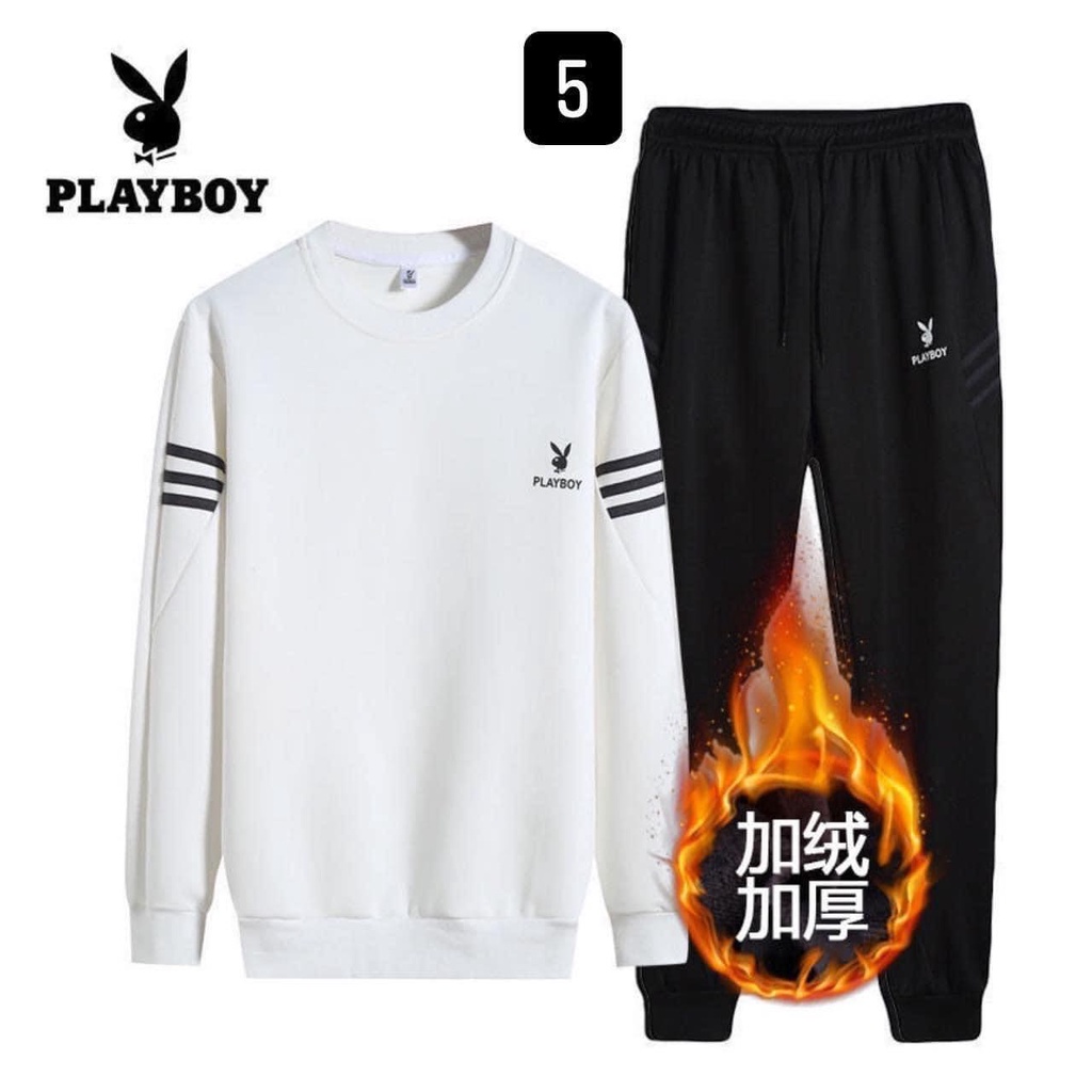 (XẢ LỖ) bộ nỉ playboy mẫu mới