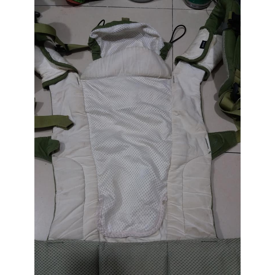 Địu trợ lực lưng lưói forb xanh lá cho bé ms10