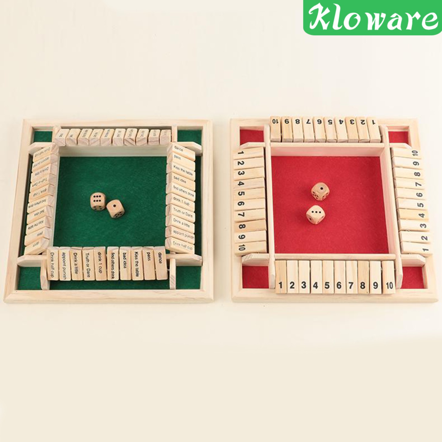 Xúc Xắc 4 Mặt 1-9 In Số Chơi Game Uống Bia