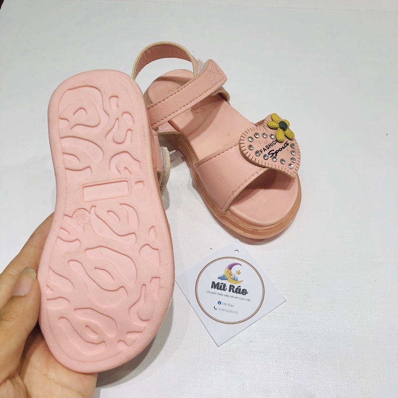 (XẢ sz23) Sandal bé gái size đế có đèn phát sáng