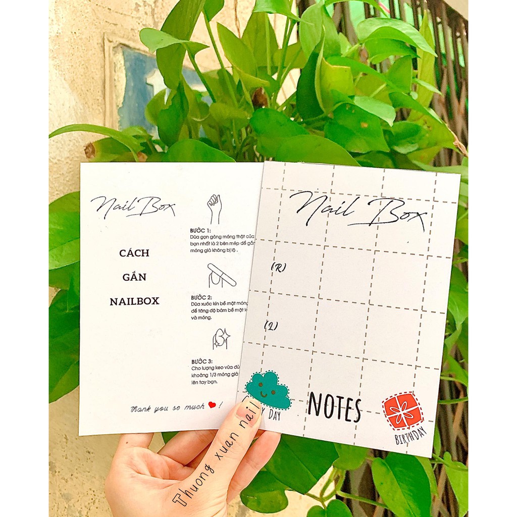 Thẻ Nails Box y ảnh