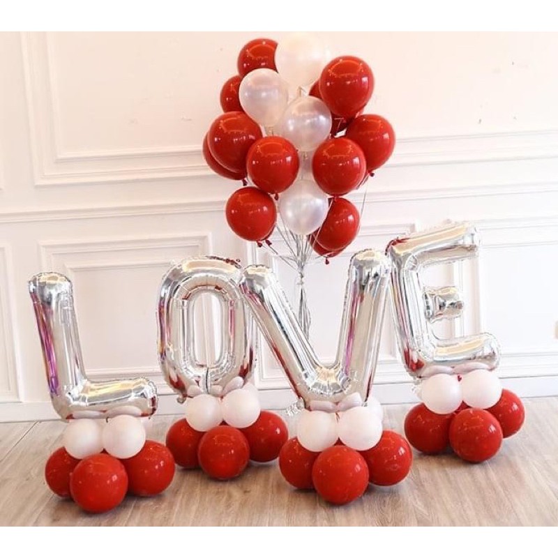 Bóng chữ LOVE cao 60cm