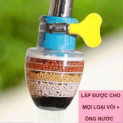 Đầu lọc nước 6 tầng tại vòi , lọc nước 6 tầng