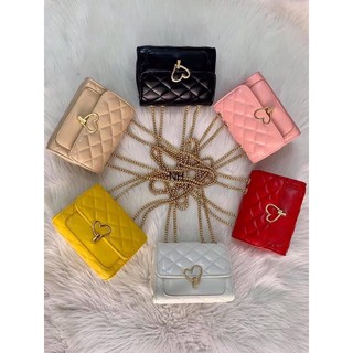 Túi xách nữ khóa tim size 18cm