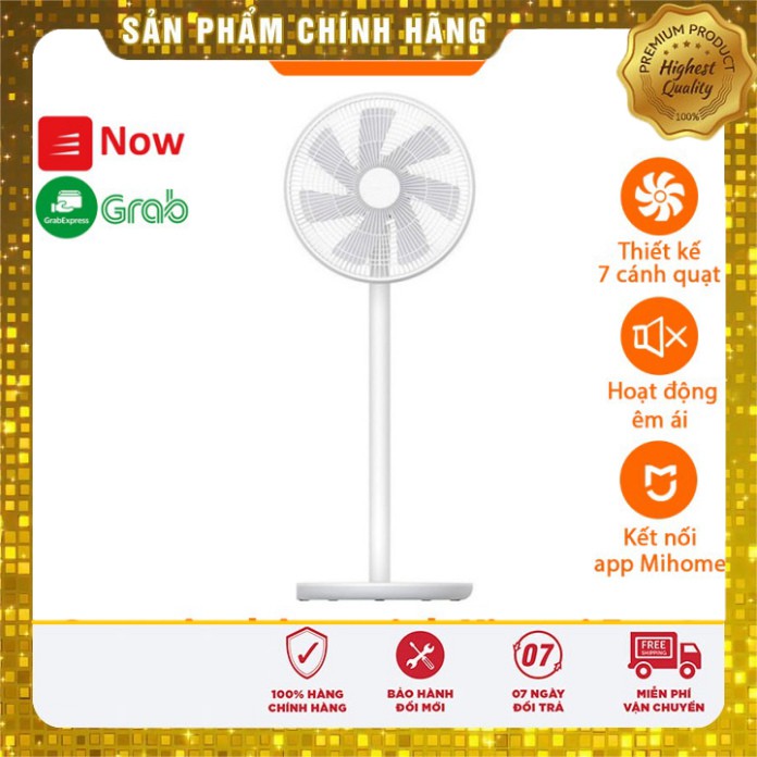 Quạt cây thông minh Xiaomi Floor Fan Gen 2 with wire độ ồn thấp không khí siêu mát động cơ không chổi than