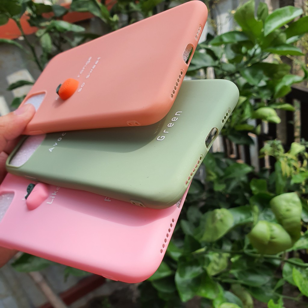 Ốp Trái Cây Nổi Realme C11 2021,C12,C15,C20,Realme 7,Realme 7 Pro,Realme C17,Realme 7i,Realme 8,Realme 8 Pro