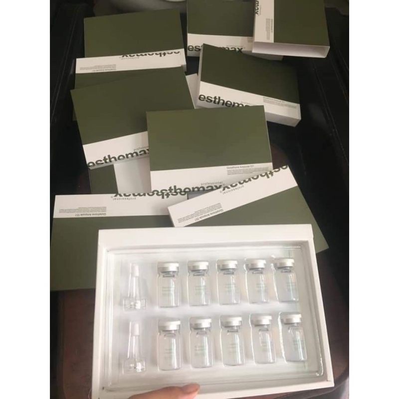 Tinh Chất Dưỡng Trắng Da Glutathion Esthemax - Full hộp 10 lọ