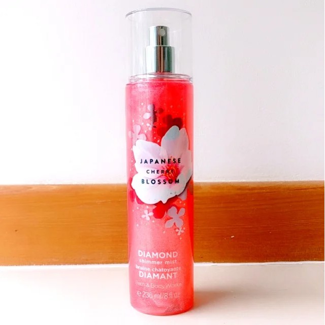 «Mẫu Thử» 🎈 Xịt Thơm Có Nhũ Bath & Body Works Fine Fragrance Mist Hương - JAPANESE CHERRY BLOSSOM DIAMOND SHIMMER MIST❃