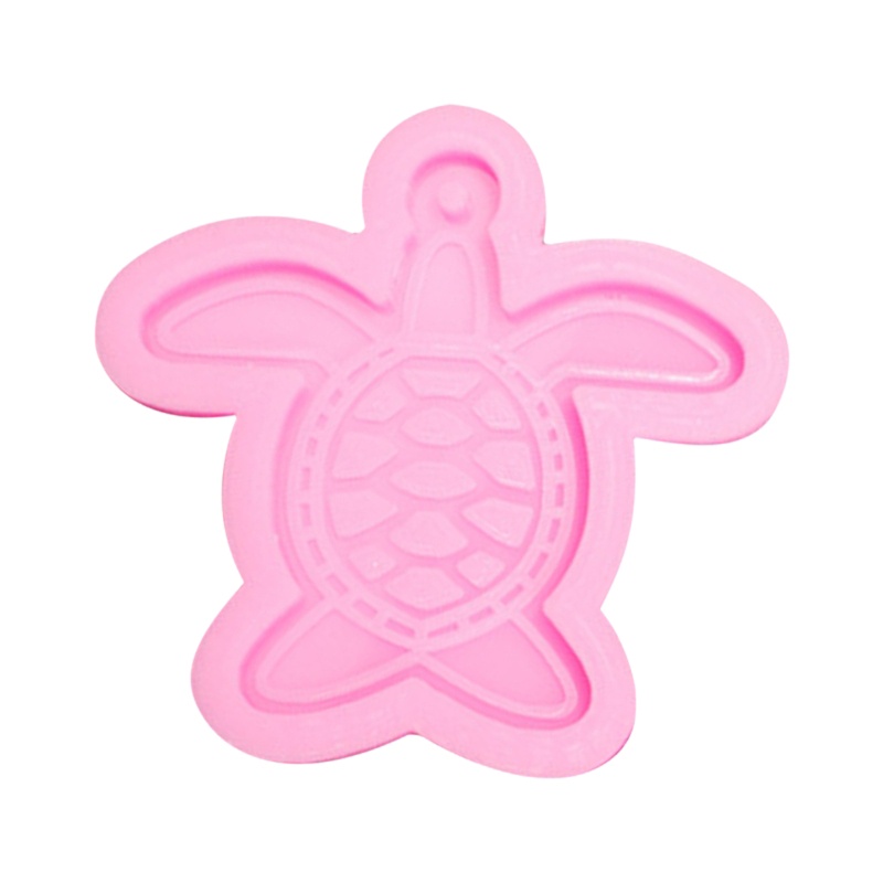 Bộ 3 Khuôn Làm Móc Khóa Resin Epoxy Resin Hình Rùa / Thằn Lằn / Ếch Sáng Bóng DIY