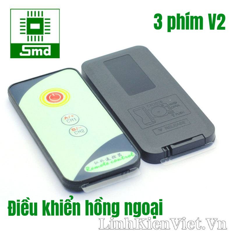 Điều khiển hồng ngoại 3 phím v2