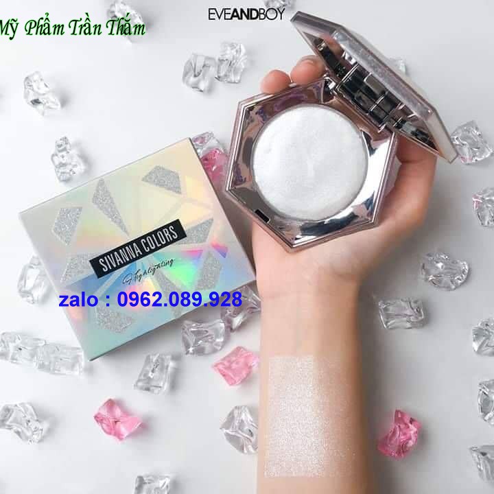 Phấn Bắt Sáng Sivanna Ultra Diamond Highlight Powder HF4024 10g