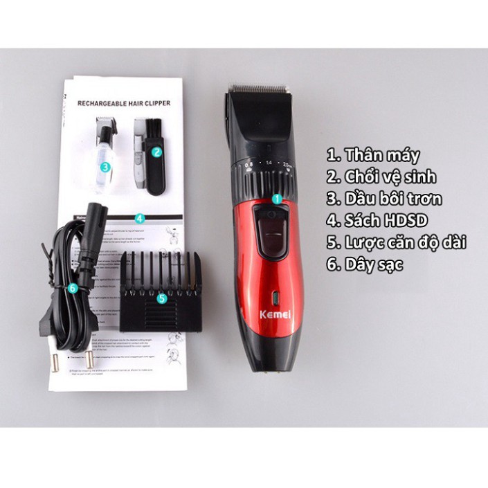 Tông đơ cắt tóc trẻ em Kemei KM-730