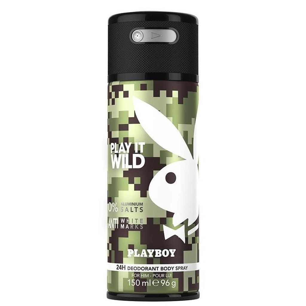 Xịt Khử Mùi Nam Playboy Play It Wild, 150ml