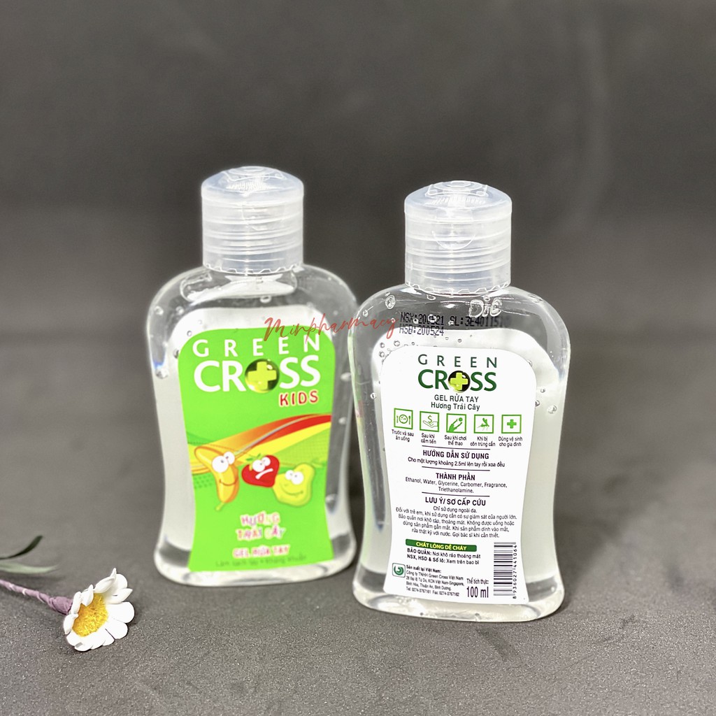 Dung dịch Nước Rửa tay Green Cross 250ml - Minpharmacy
