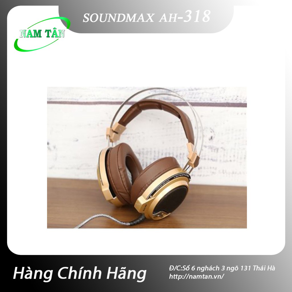 Tai nghe Gamming có Bass SoundMax AH318 (hàng chính hãng)