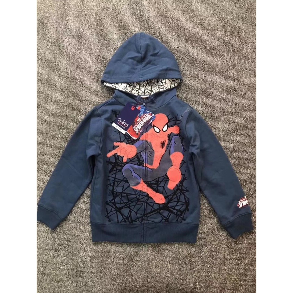 Áo khoác marvel spiderman bé trai