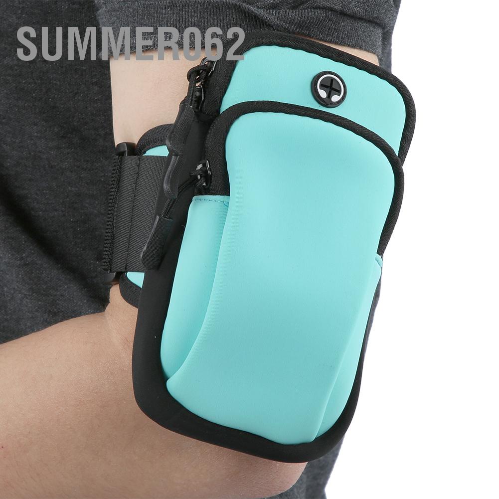 Summer062 Outdoor Portable Sports Arm Bag Phone Holder Pouch Wrist Pack for Running Walking Travel