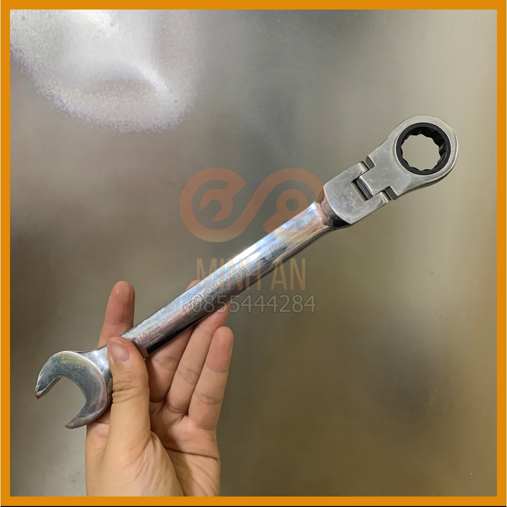 Cờ lê tự động - chòng xoay gật gù 8mm~19mm, cờ lê đảo chiều chất lượng cao, chòng lắc léo