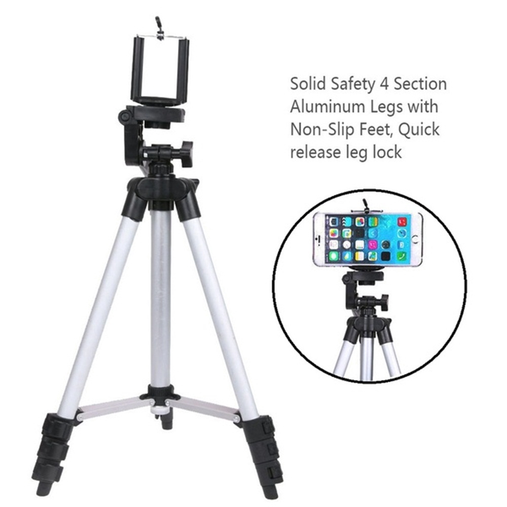 Chân Máy Ảnh Tripod Bằng Nhôm Có Thể Điều Chỉnh